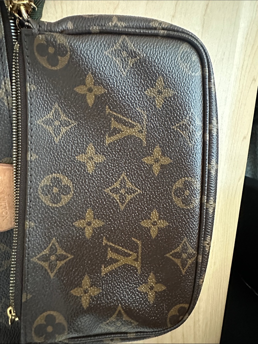 Authentic Louis Vuitton Multi Pochette Accessoires Khaki Full Set - Picture 12 of 17